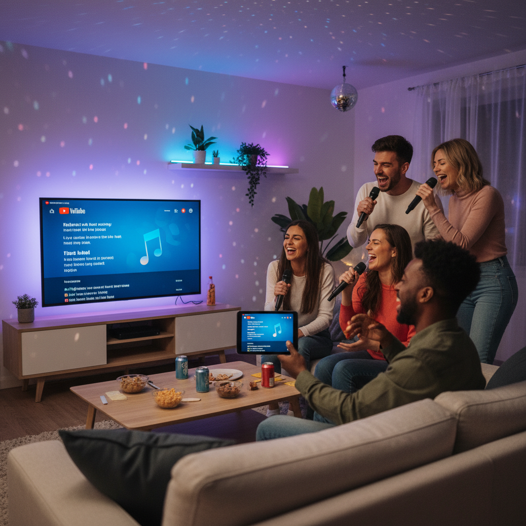 How to Set Up Free Karaoke at Home Using YouTube
