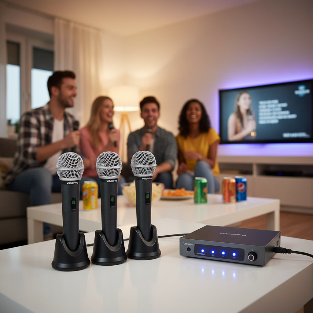 Review: VocoPro UHF-5800 (4 Mic System) – Your Ultimate Guide to Group Karaoke Freedom